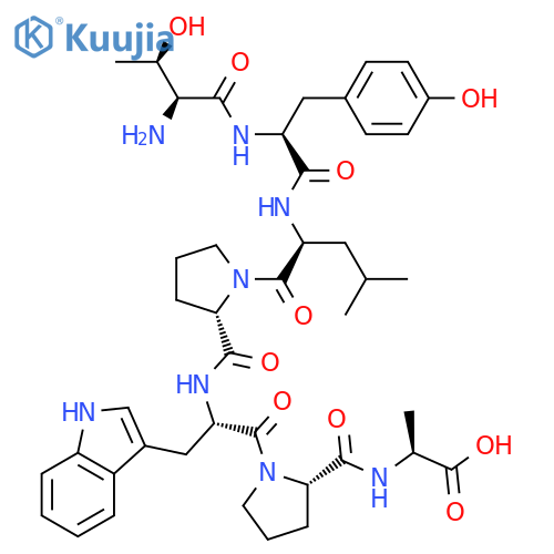 L-Alanine, L-threonyl-L-tyrosyl-L-leucyl-L-prolyl-L-tryptophyl-L-prolyl- structure