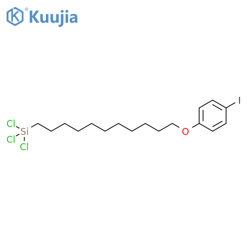 Silane, trichloro[11-(4-iodophenoxy)undecyl]- structure