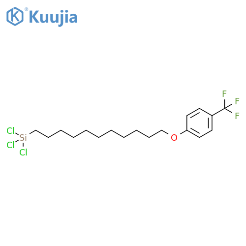 Silane, trichloro[11-[4-(trifluoromethyl)phenoxy]undecyl]- structure