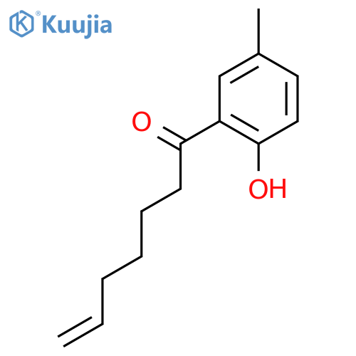 6-Hepten-1-one, 1-(2-hydroxy-5-methylphenyl)- structure