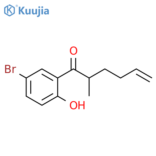5-Hexen-1-one, 1-(5-bromo-2-hydroxyphenyl)-2-methyl- structure