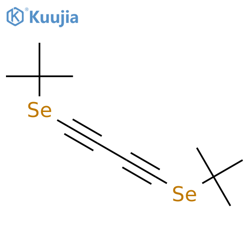 1,3-BUTADIYNE, 1,4-BIS[(1,1-DIMETHYLETHYL)SELENO]- structure
