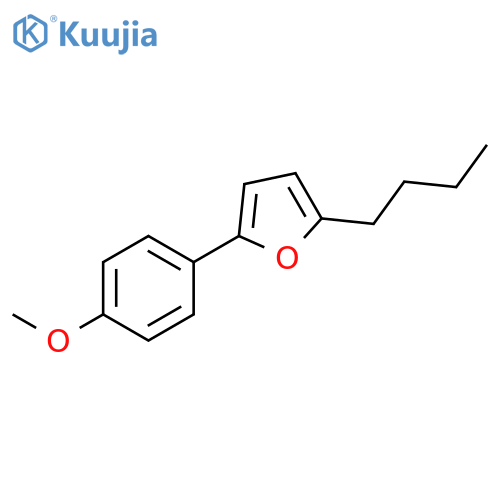 Furan, 2-butyl-5-(4-methoxyphenyl)- structure