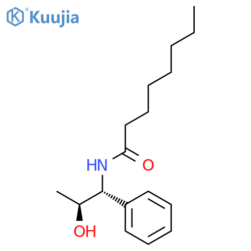 OCTANAMIDE, N-[(1R,2S)-2-HYDROXY-1-PHENYLPROPYL]- structure