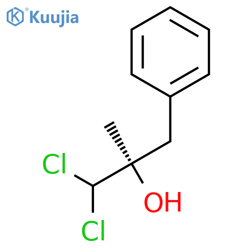 (R)-1,1-dichloro-2-methyl-3-phenylpropan-2-ol structure