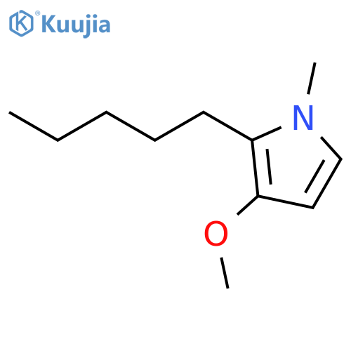 1H-PYRROLE, 3-METHOXY-1-METHYL-2-PENTYL- structure