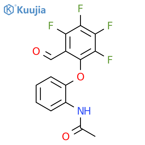 ACETAMIDE, N-[2-(2,3,4,5-TETRAFLUORO-6-FORMYLPHENOXY)PHENYL]- structure