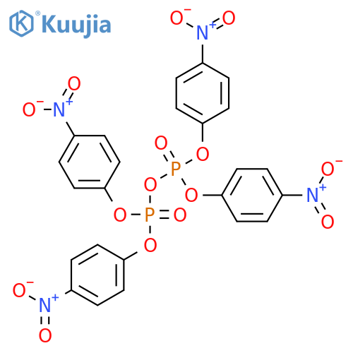 Bis(4-nitrophenoxy)phosphoryl Bis(4-nitrophenyl) Phosphate structure