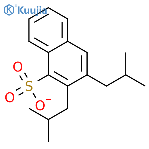 2-Naphthalenesulfonicacid, bis(1-methylpropyl)-, sodium salt (1:1) structure