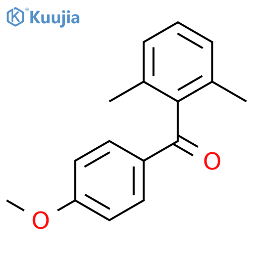 (2,6-dimethylphenyl)-(4-methoxyphenyl)methanone structure