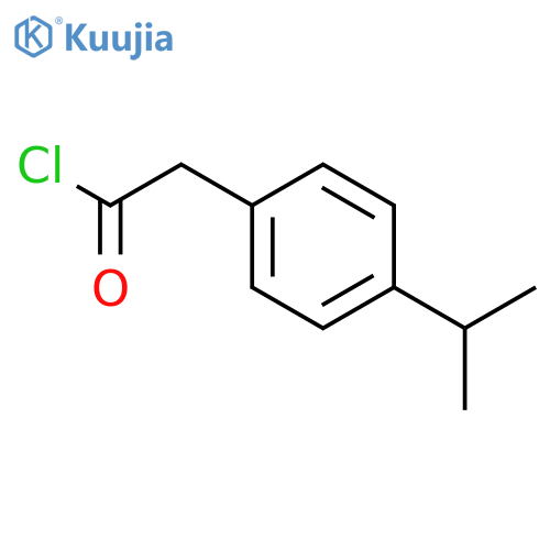 2-(4-isopropylphenyl)acetyl chloride structure