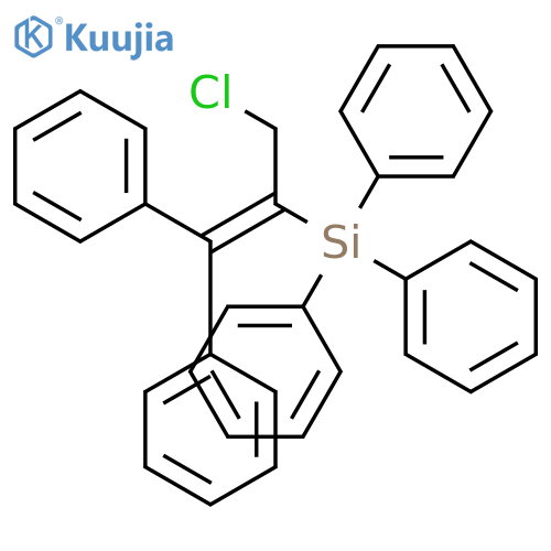 Silane, [1-(chloromethyl)-2,2-diphenylethenyl]triphenyl- structure