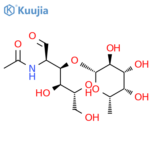 2-Acetamido-2-deoxy-3-O-(a-L-fucopyranosyl)-D-glucopyranose structure