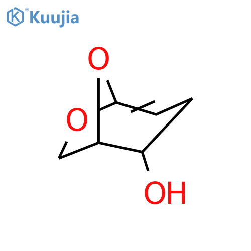 1,6-Anhydro-2,3-dideoxy-β-threo-hex-2-enopyranose structure