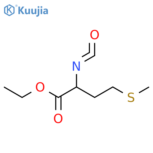 Butanoic acid,2-isocyanato-4-(methylthio)-, ethyl ester structure
