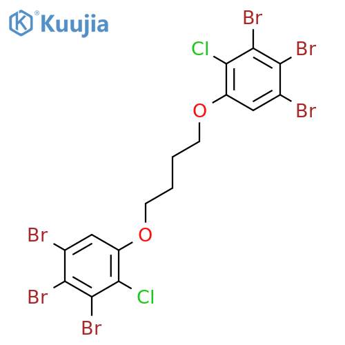 Benzene, 1,1'-[1,4-butanediylbis(oxy)]bis[tribromochloro- structure