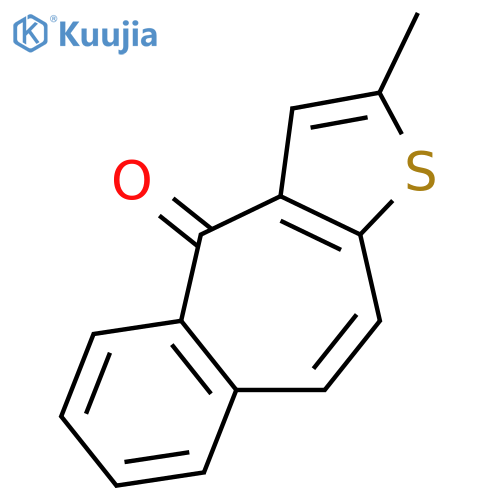 4H-BENZO[4,5]CYCLOHEPTA[1,2-B]THIOPHEN-4-ONE, 2-METHYL- structure