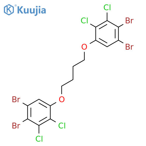 Benzene, 1,1'-[1,4-butanediylbis(oxy)]bis[dibromodichloro- structure