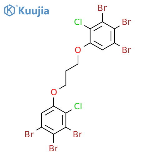 Benzene, 1,1'-[1,3-propanediylbis(oxy)]bis[tribromochloro- structure