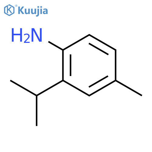 BENZENAMINE, 4-METHYL-2-(1-METHYLETHYL)- structure