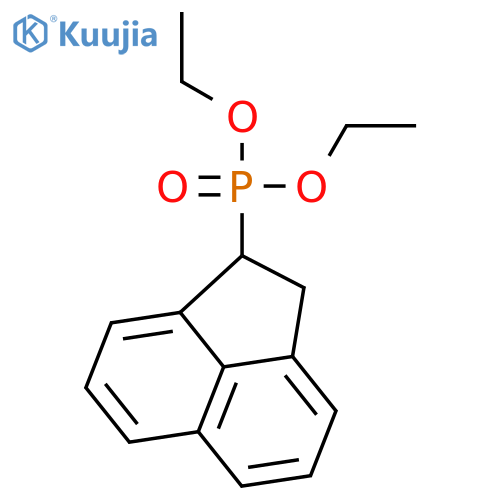 PHOSPHONIC ACID, (1,2-DIHYDRO-1-ACENAPHTHYLENYL)-, DIETHYL ESTER structure