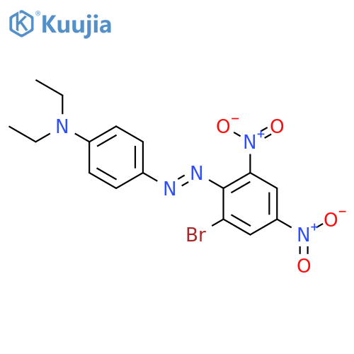 BENZENAMINE, 4-[(2-BROMO-4,6-DINITROPHENYL)AZO]-N,N-DIETHYL- structure