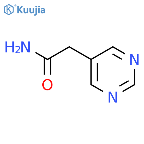 2-(pyrimidin-5-yl)acetamide structure