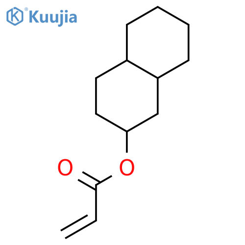 2-Propenoic acid,decahydro-2-naphthalenyl ester structure