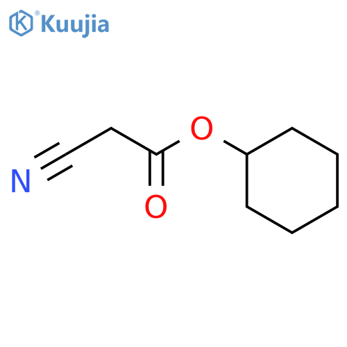2-Cyano-acetic acid cyclohexyl ester structure