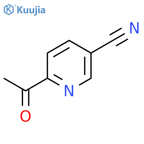 3-Pyridinecarbonitrile, 6-acetyl- (9CI) structure