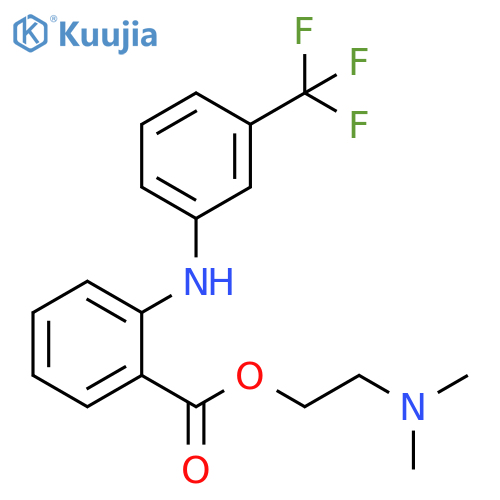 Benzoic acid, 2-[[3-(trifluoromethyl)phenyl]amino]-, 2-(dimethylamino)ethyl ester structure