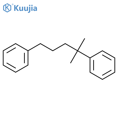 Benzene, 1,1'-(1,1-dimethyl-1,4-butanediyl)bis- structure