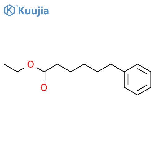 Benzenehexanoic acid, ethyl ester structure