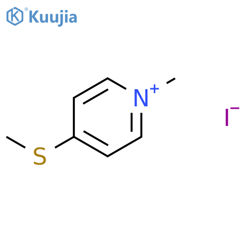 1-methyl-4-(methylsulfanyl)pyridinium iodide structure