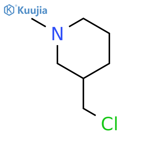 3-(chloromethyl)-1-methyl-Piperidine structure