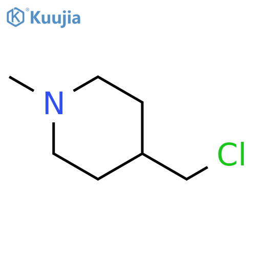 4-(chloromethyl)-1-methylpiperidine structure