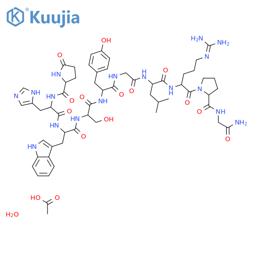 5-L-Phenylalanine-luteinizing Hormone-releasing Factor (Swine) Acetate (Salt) Hydrate structure