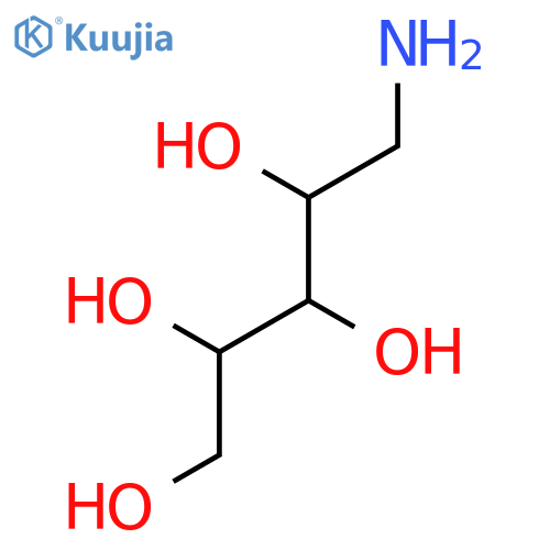 1-Amino-1-deoxy-D-ribitol structure