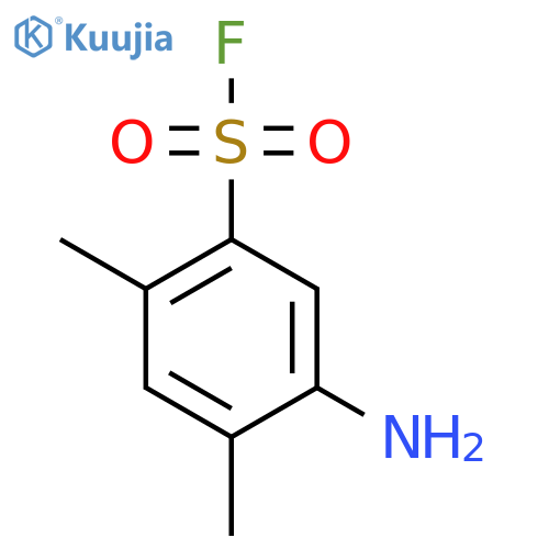 5-amino-2,4-dimethylbenzene-1-sulfonyl fluoride structure