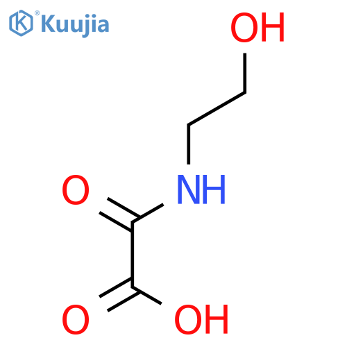 Acetic acid,2-[(2-hydroxyethyl)amino]-2-oxo- structure
