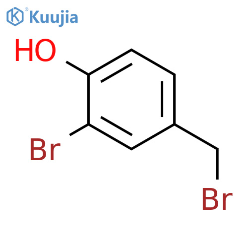 2-bromo-4-(bromomethyl)phenol structure