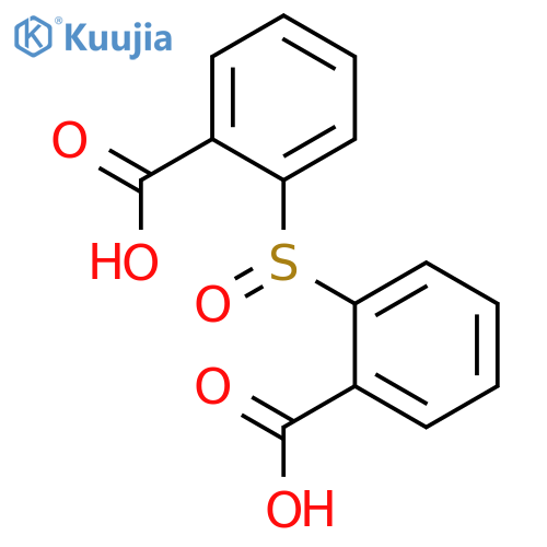 Benzoic acid,2,2'-sulfinylbis- (9CI) structure