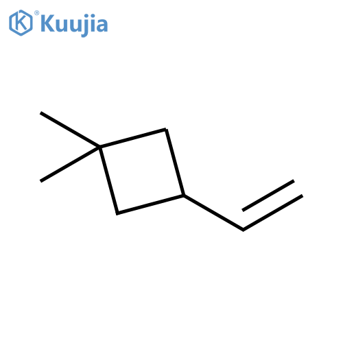 3-ethenyl-1,1-dimethylcyclobutane structure