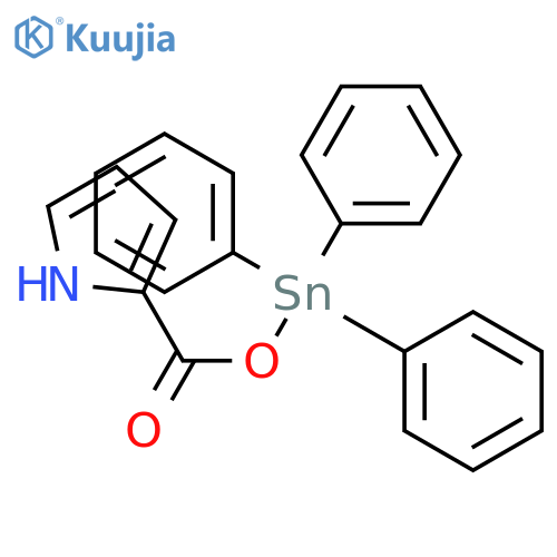 1H-Pyrrole, 2-[[(triphenylstannyl)oxy]carbonyl]- structure
