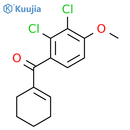 Methanone, 1-cyclohexen-1-yl(2,3-dichloro-4-methoxyphenyl)- structure