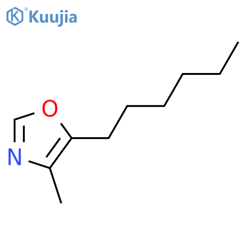 4,5-Dialkyloxazoles; 5-Hexyl-4-methyloxazole structure