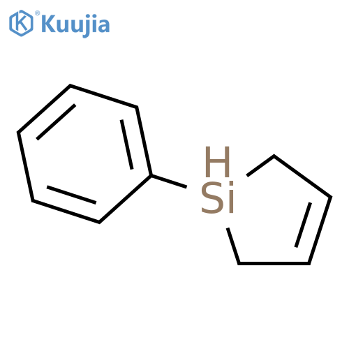 Silacyclopent-3-ene, 1-phenyl- structure
