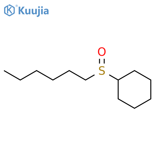 Cyclohexane, (hexylsulfinyl)- structure