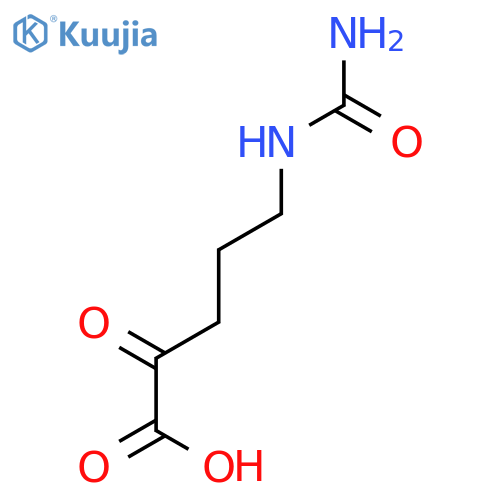 5-(Carbamoylamino)-2-oxopentanoic acid structure