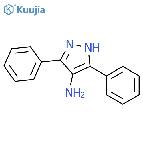 3,5-Diphenyl-1H-pyrazol-4-amine structure